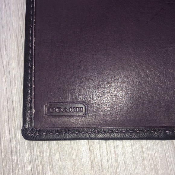 NWOT COACH Vintage Genuine Leatherware Medium Wallet Billfold, Chocolate Brown - Picture 7 of 16